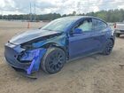 2022 Tesla Model Y Blue vin: 7SAYGAEE6NF426201
