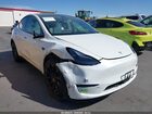 2023 Tesla Model Y Awd/long Range Dual Motor All-wheel Drive White vin: 7SAYGDEE1PF751648