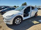2023 Tesla Model Y White vin: 7SAYGDEE2PA113521