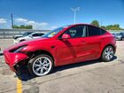 2023 Tesla Model Y Red vin: 7SAYGDEE3PA064670