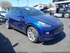 2023 Tesla Model Y Awd/long Range Dual Motor All-wheel Drive Blue vin: 7SAYGDEE3PA094011