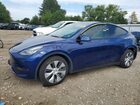 2022 Tesla Model Y Blue vin: 7SAYGDEE4NF458310