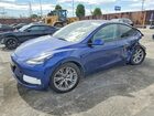 2023 Tesla Model Y Blue vin: 7SAYGDEE4PF862825