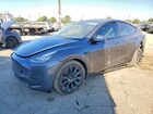 2022 Tesla Model Y Серый vin: 7SAYGDEE6NF360878