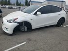 2025 Tesla Model Y White vin: 7SAYGDEE8SF218902