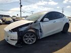 2022 Tesla Model Y White vin: 7SAYGDEE9NF557902