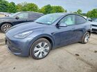 2022 Tesla Model Y Gray vin: 7SAYGDEEXNF563837