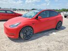 2022 Tesla Model Y Red vin: 7SAYGDEF5NF382752