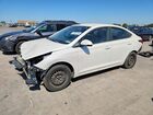 2018 Hyundai Accent Se White vin: 3KPC24A39JE018383