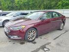 2017 Ford Fusion Se Maroon vin: 3FA6P0HD0HR332146