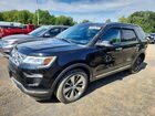 2018 Ford Explorer Limited Black vin: 1FM5K8FH8JGB98309