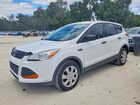 2016 Ford Escape S White vin: 1FMCU0F72GUB53368
