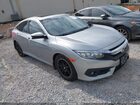 2018 Honda Civic Ex-l Gray vin: JHMFC1F70JX010014