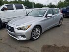 2018 Infiniti Q50 3.0t Luxe Silver vin: JN1EV7AR2JM435757