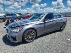 2017 Infiniti Q50 Red Sport 400 Gray vin: JN1FV7AP8HM850594