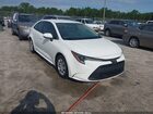 2021 Toyota Corolla Le White vin: JTDEPMAE1MJ124006