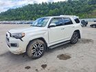 2018 Toyota 4runner Limited White vin: JTEBU5JR2J5600686