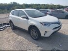 2018 Toyota Rav4 Limited White vin: JTMDFREV0JJ185705