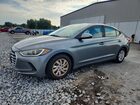 2017 Hyundai Elantra Se Gray vin: KMHD74LF7HU408628