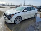 2019 Hyundai Elantra Se White vin: KMHD84LF6KU756070