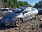 2017 Hyundai Elantra Limited Silver vin: KMHD84LF7HU283126