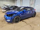 2017 Hyundai Veloster Value Edition Синий vin: KMHTC6AD7HU324359