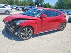 2016 Hyundai Veloster Turbo Red vin: KMHTC6AE3GU303712