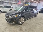 2017 Kia Sedona Sxl Black vin: KNDME5C17H6278973