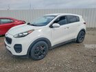 2018 Kia Sportage Lx White vin: KNDPM3AC4J7455679
