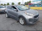 2017 Kia Sportage Lx Gray vin: KNDPM3AC6H7088486