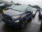 2021 Ford Ecosport S Серый vin: MAJ6S3FL4MC409636