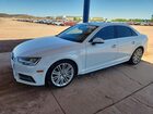 2017 Audi A4 Premium Plus White vin: WAUENAF49HA172053