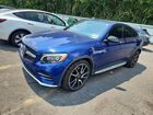2017 Mercedes-benz Glc Coupe 43 4matic Amg Синий vin: WDC0J6EB7HF289651