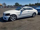 2017 Mercedes-benz C 300 White vin: WDDWJ4JB1HF383007