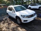 2016 Volkswagen Tiguan S White vin: WVGAV7AX0GW507607